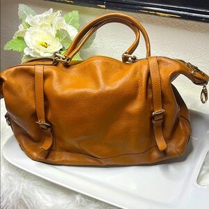 Ora Delphine Tan Travel Bag